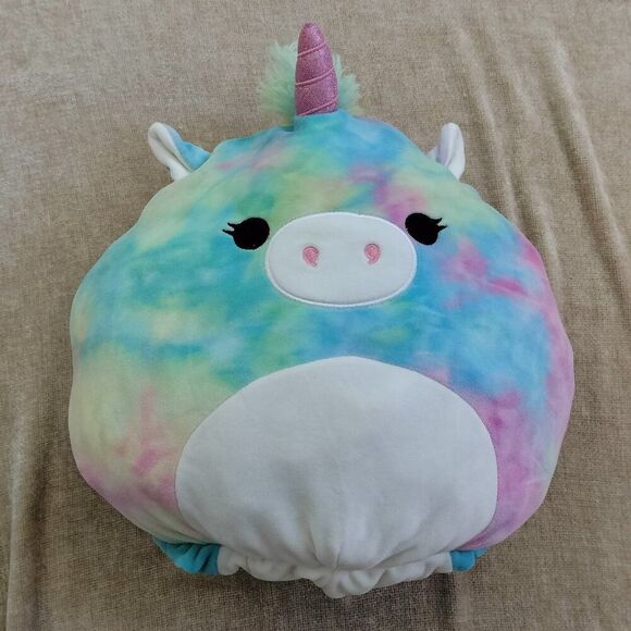 Squishmallow Flip-A-Mallows 12" Plush Devin The Blue Dragon Esmeralda Unicorn - Picture 5 of 8